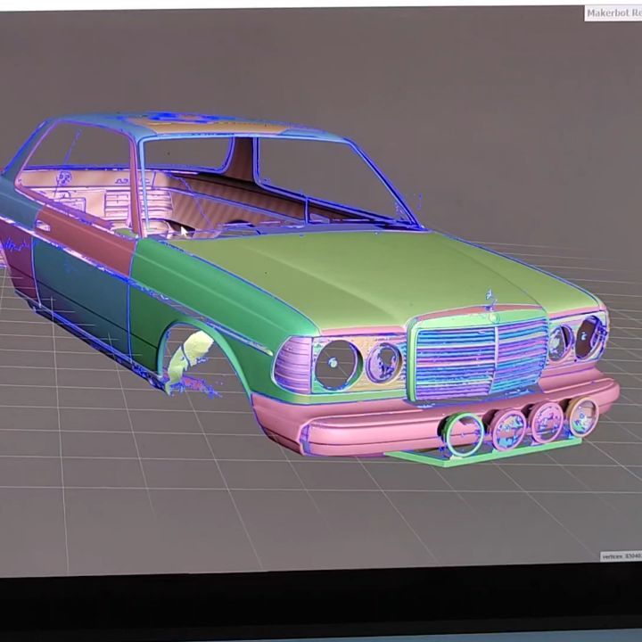 Start your next project off right. Have us 3D scan your body and other components to model them together before you start cutting. This body scan of my 300CD vintage Cannonball car will be used to design and 3D print a full widebody aero kit.